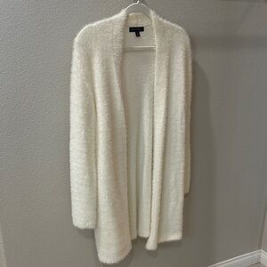 NWOT Banana Republic Cream Fuzzy Cardigan